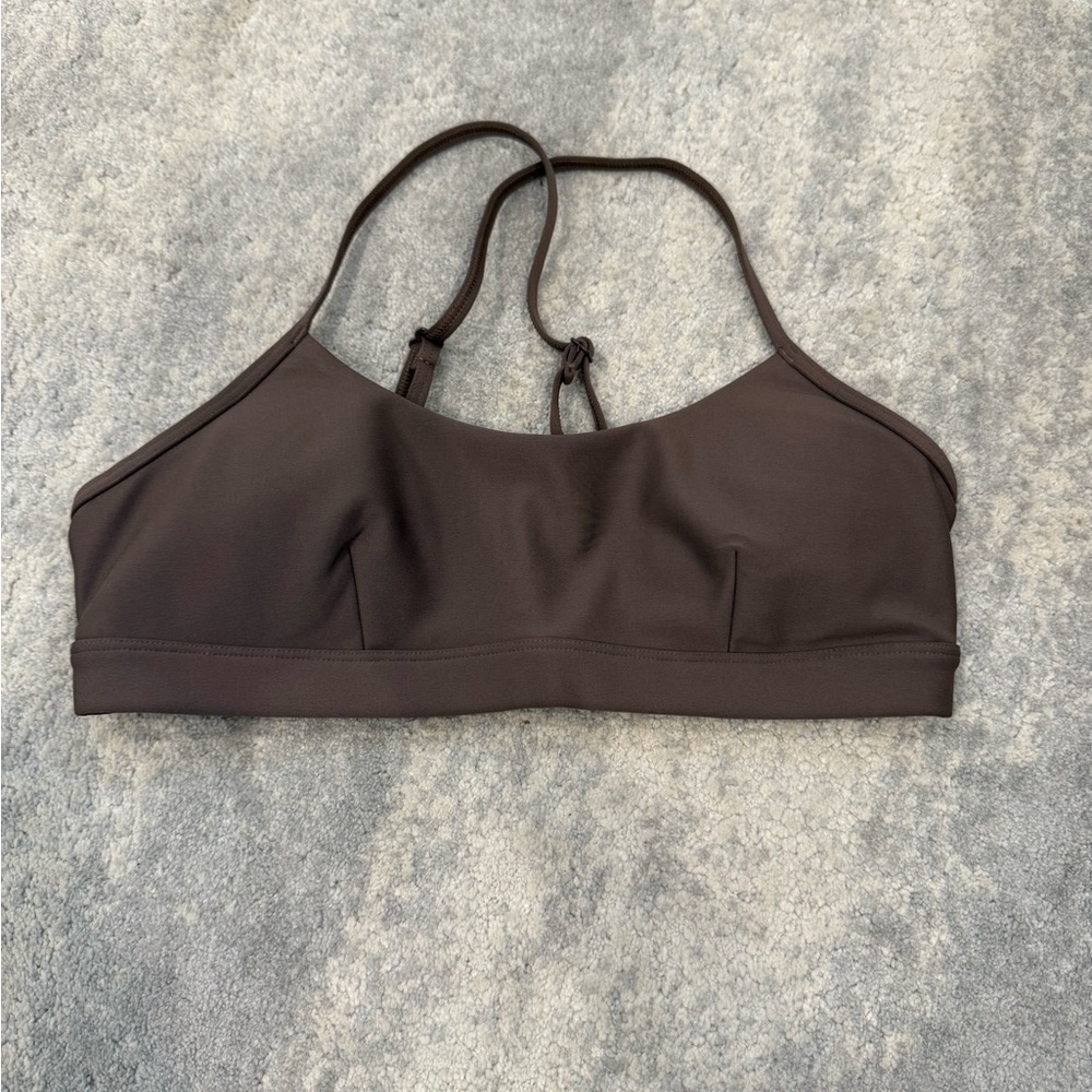 ALO YOGA Airlift Intrigue Bra- size S - Hot Cocoa